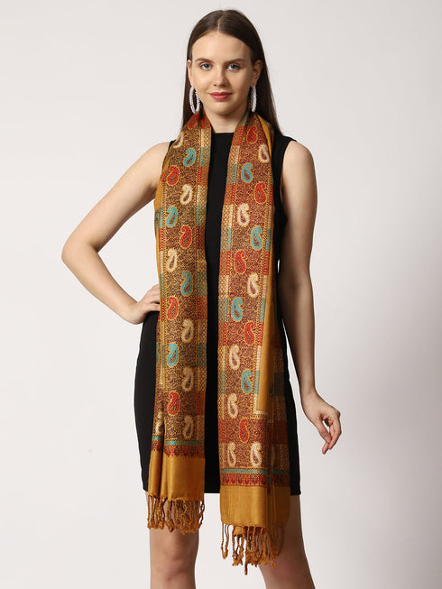 Women's Jamawar Wool Stole
